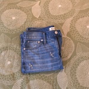 Madewell perfect summer jean daisy edition